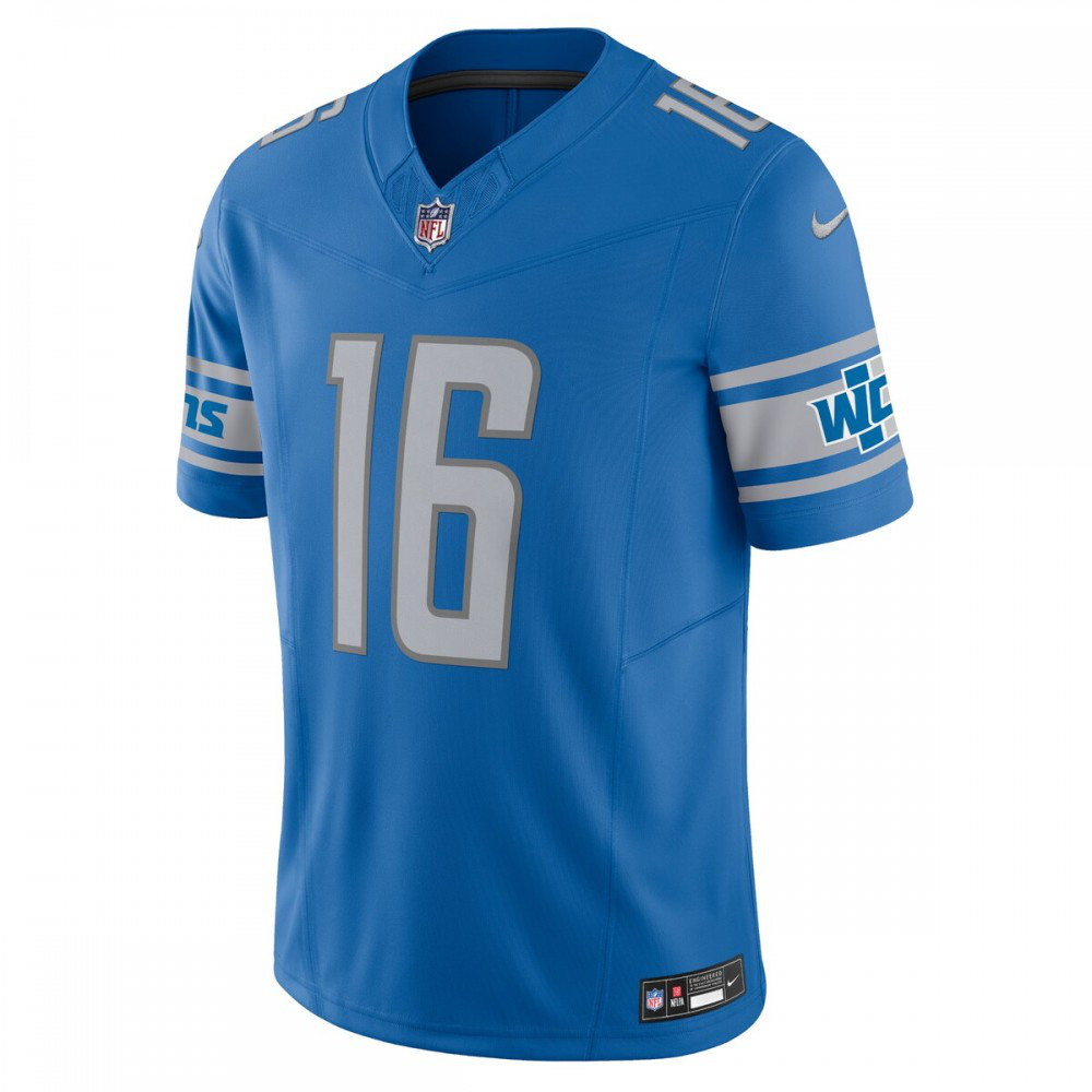 Jared Goff Detroit Lions Nike Vapor F.U.S.E. Limited Jersey - Blue-Profan Arena